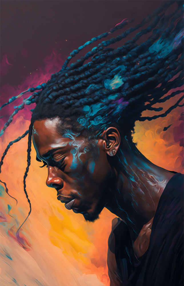 Arte della parete di vetro Roy Woods