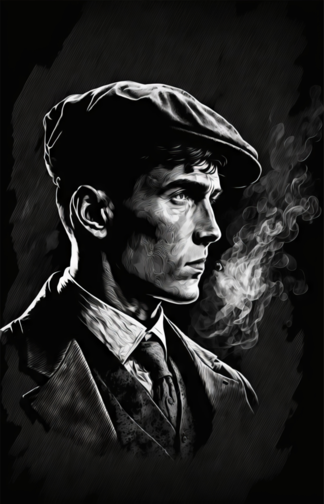 Thomas Shelby - Peaky Blinders Glass Wall Art || Designer Collection