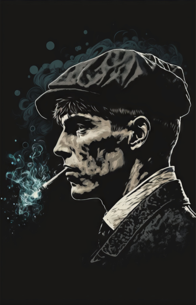 Thomas Shelby - Peaky Blinders Glass Wall Art  || Designer Collection
