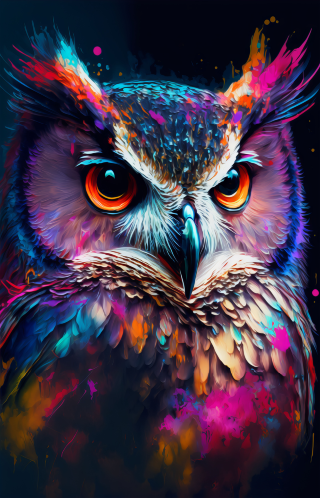 Owl's Eye Glass Wall Art  || Designer Collection