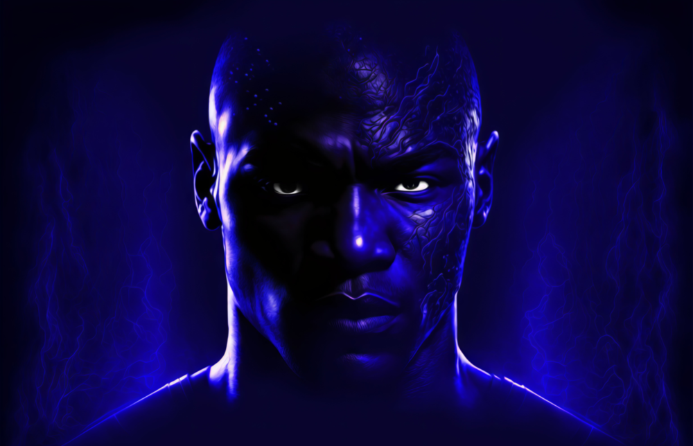 Ikonaler Micheal Jordan Glasbild