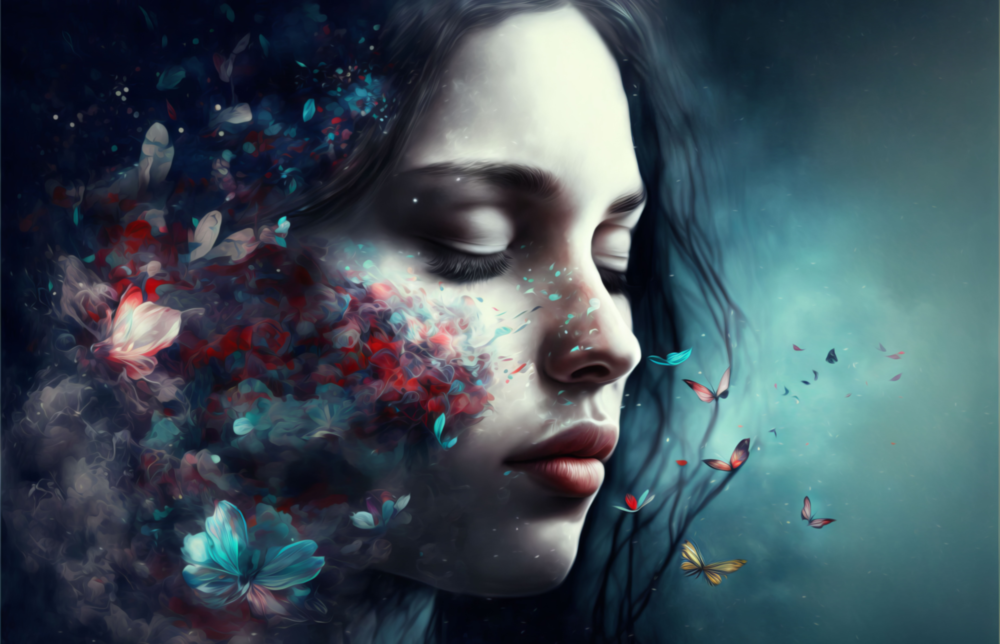 Butterfly Dreams Glass Wall Art  || Designer Collection