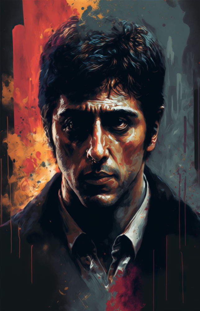 Al Pacino || Designer -Sammlung Glasbild