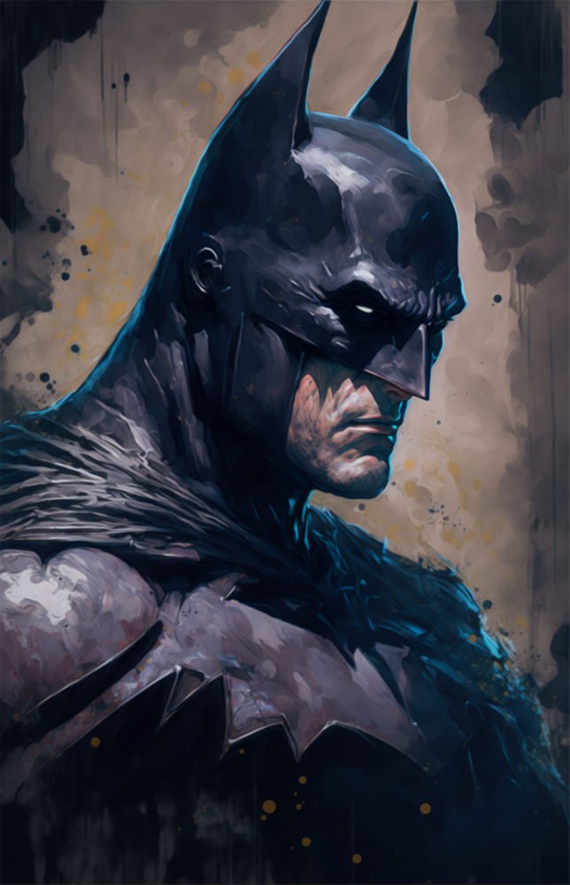 Batman || Designer -Sammlung Glasbild