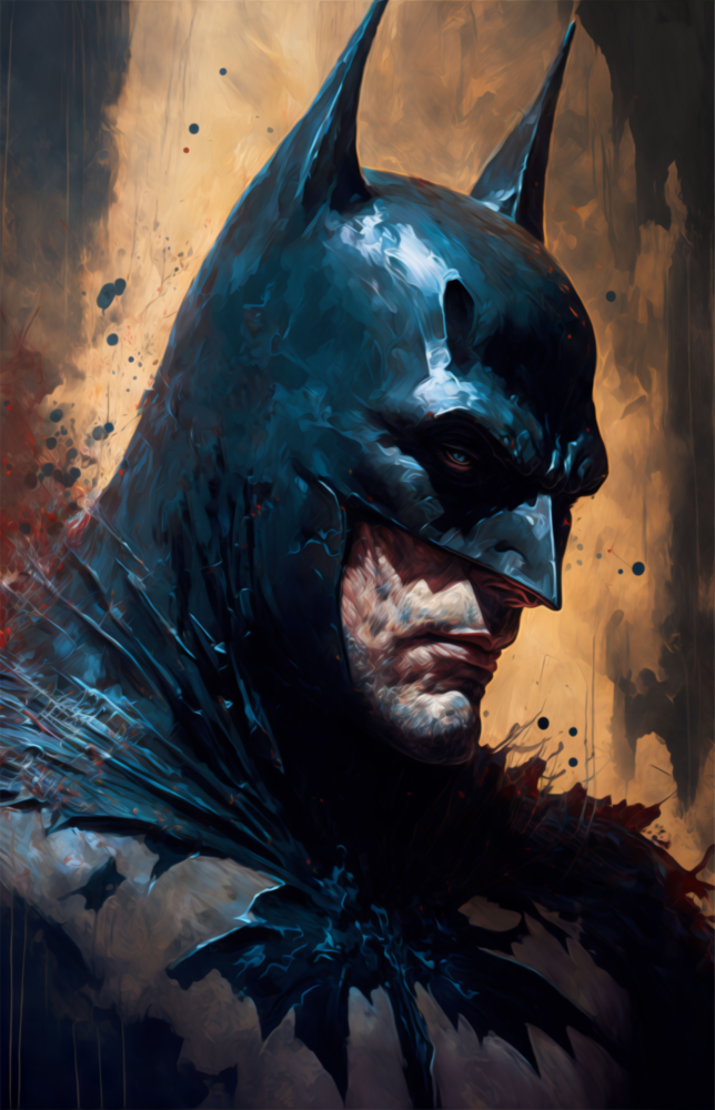 Batman || Designer -Sammlung Glasbild