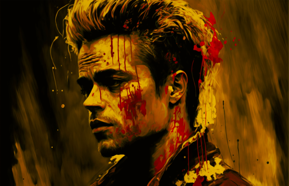 Fight Club - Tyler Durden || Collection du designer Impression Sur Verre