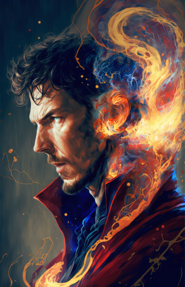 Dr Strange || Collection du designer Impression Sur Verre
