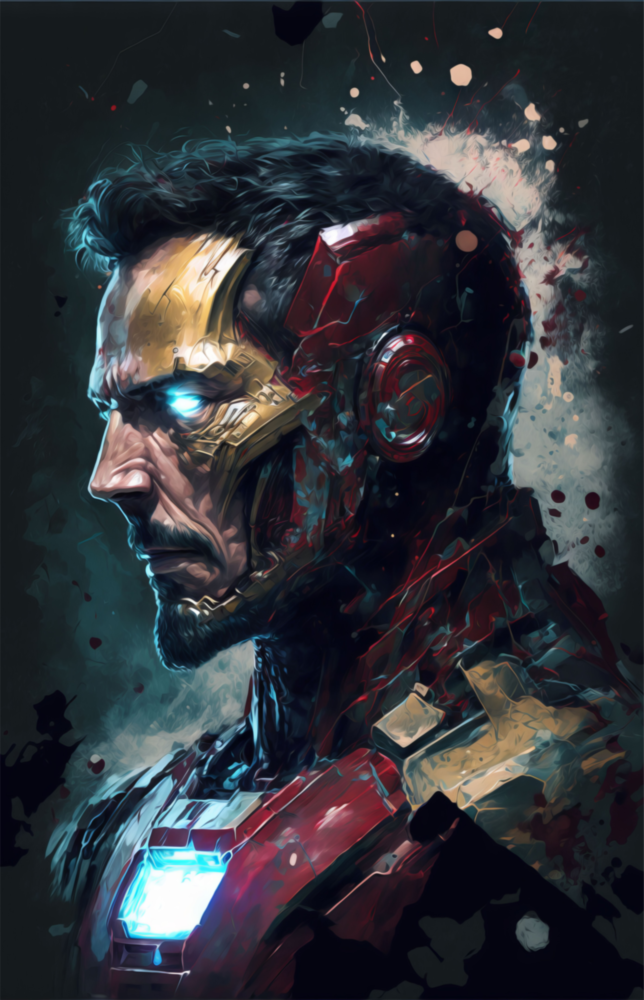 Iron Man || Collection du designer Impression Sur Verre