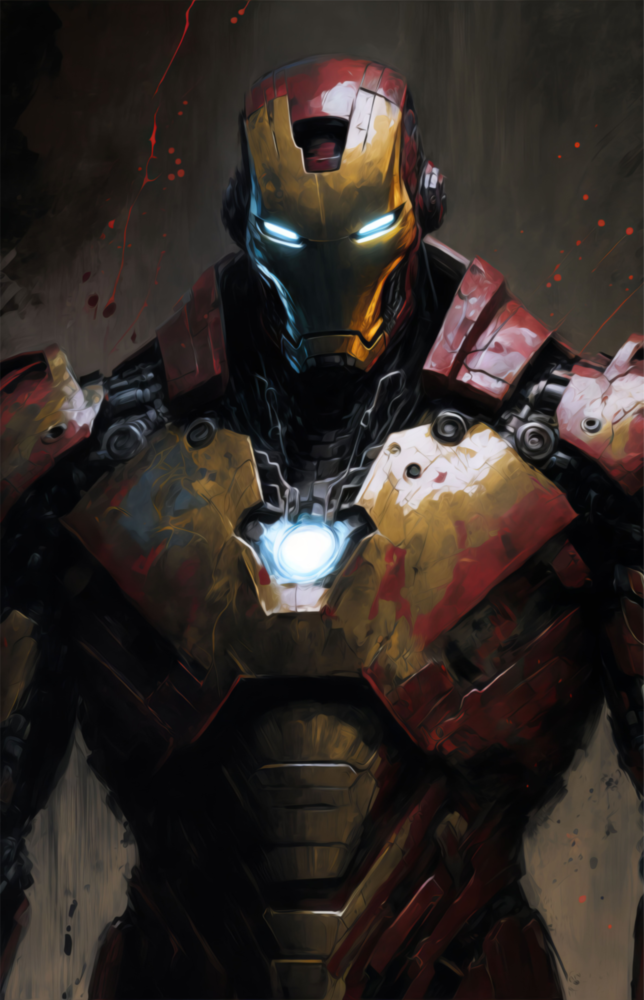 Iron Man || Collection du designer Impression Sur Verre