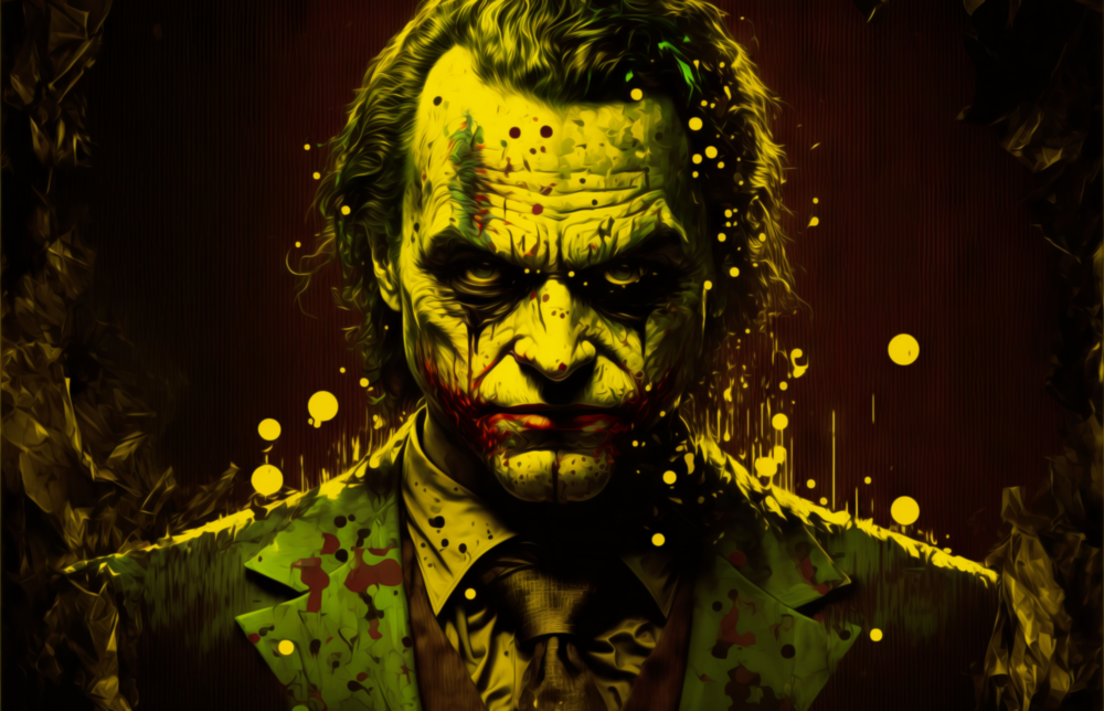 Joker Glass Wall Art  || Designer Collection