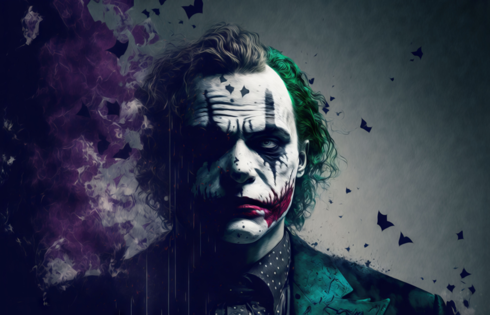 Arte della parete di vetro Joker || Collezione di designer