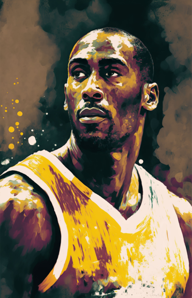 Kobe Bryant Glass Wall Art  || Designer Collection
