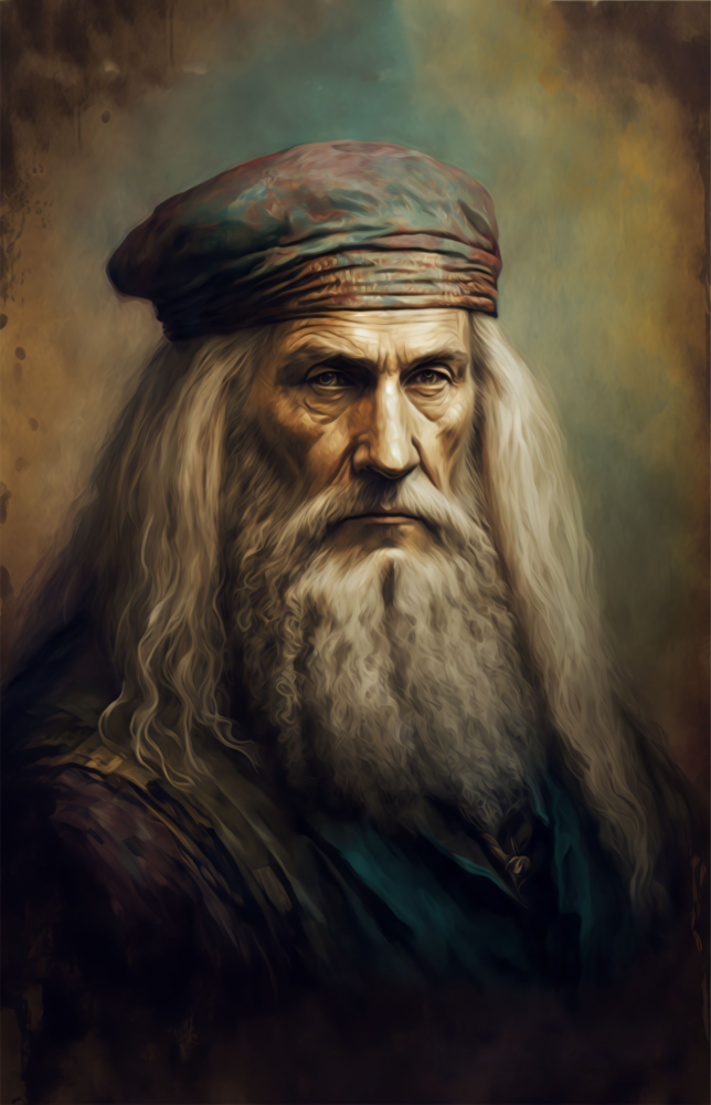 Leonardo da Vinci || Collection du designer Impression Sur Verre