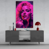 Arte della parete di vetro Marilyn Monroe || Collezione di designer