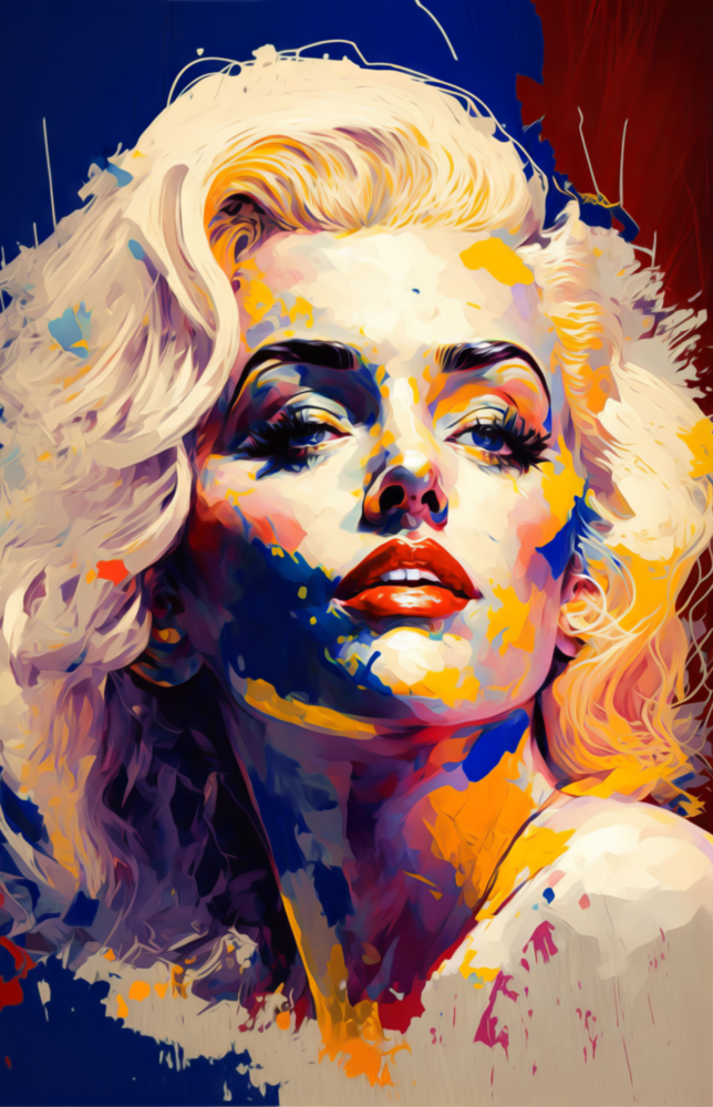 Marilyn Monroe Glass Wall Art  || Designer Collection