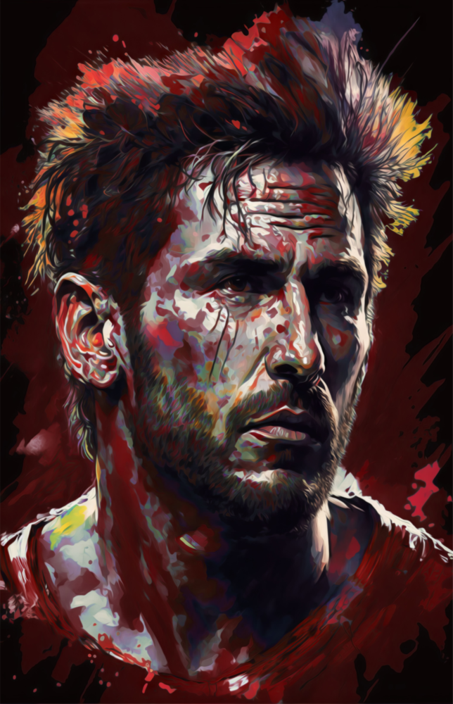 Messi || Collection du designer Impression Sur Verre