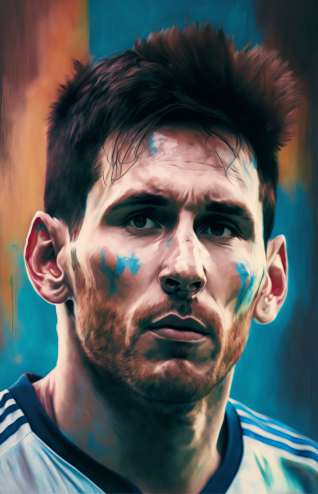 Messi || Collection du designer Impression Sur Verre