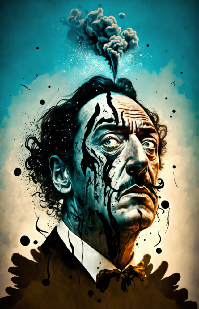 Salvador Dali || Designer -Sammlung Glasbild