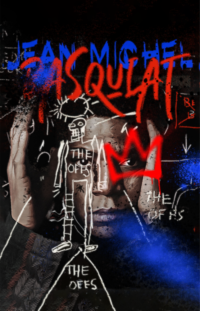 Style of Jean-Michel Basquiat Glass Wall Art || Designer Collection