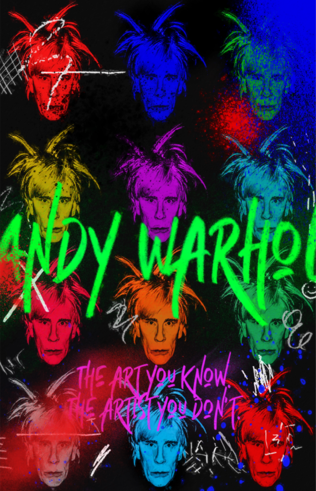 Andy Warhol Und Sich Selbst || Designer -Sammlung Glasbild