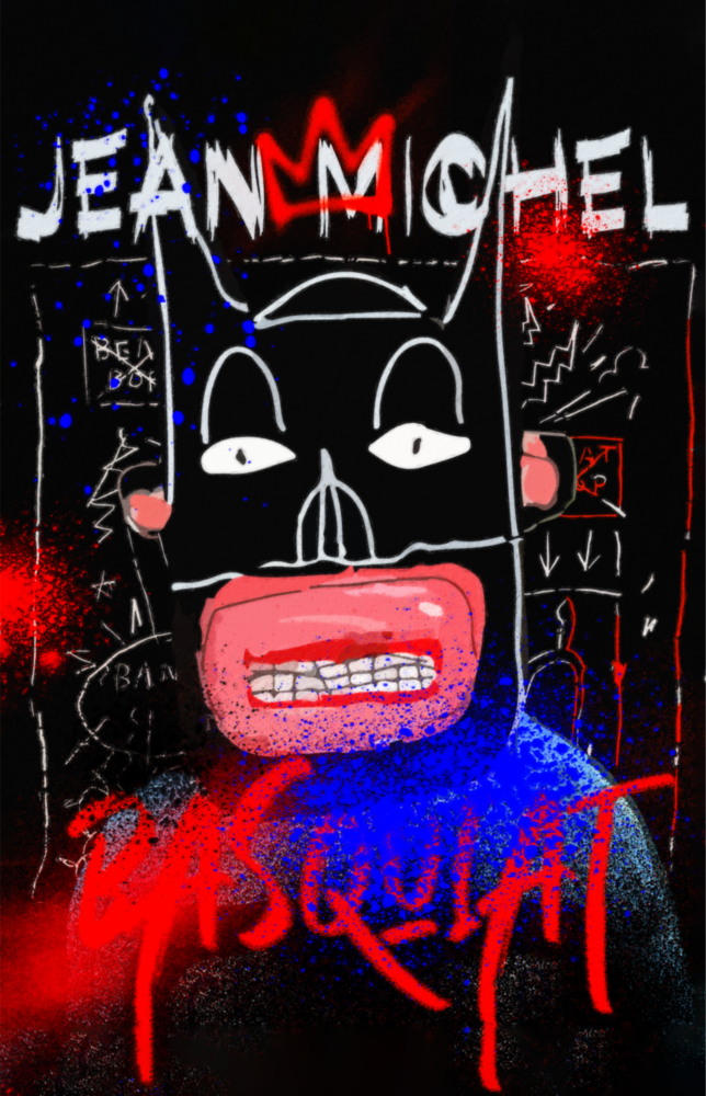 Style of Jean-Michel Basquiat Glass Wall Art || Designer Collection