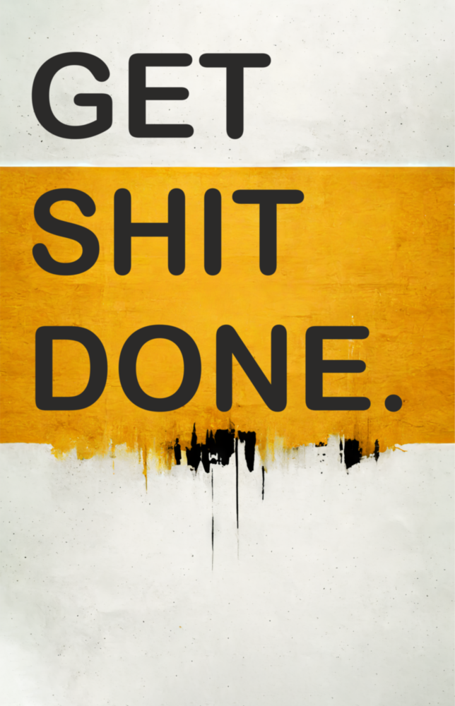 Arte della parete di vetro Fare merda || Collezione designer