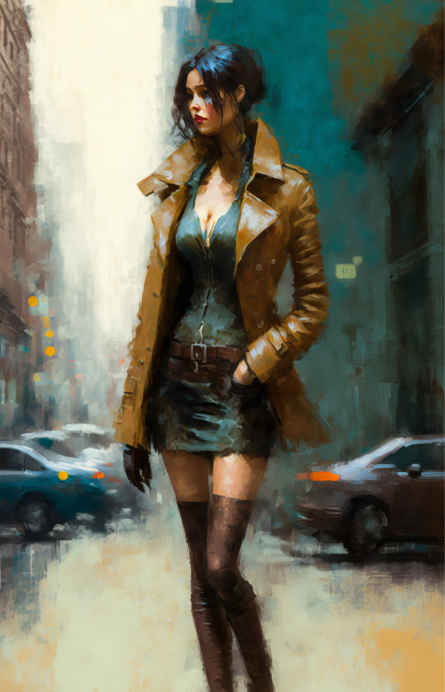 Pose Womenly || Designer -Sammlung Glasbild