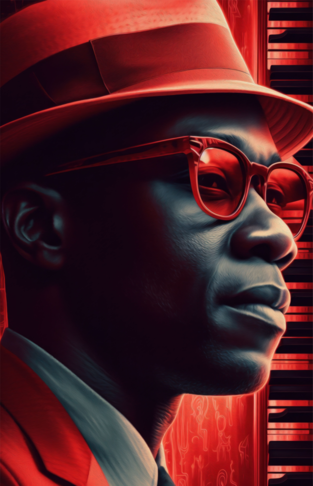 Jazz  Glass Wall Art || Designer Collection