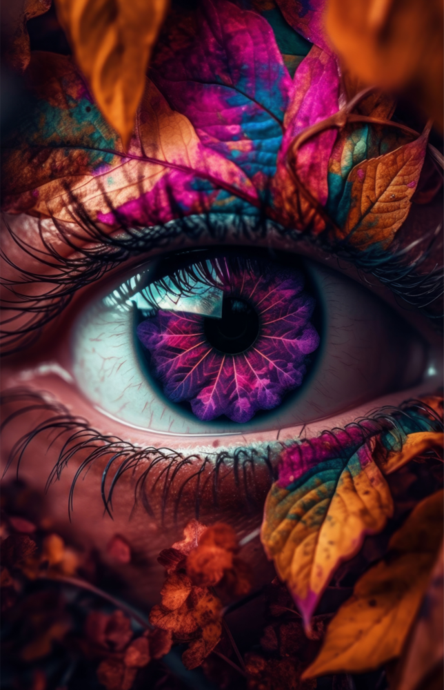 Arte de pared de vidrio de L'occhio || Collezione di designer