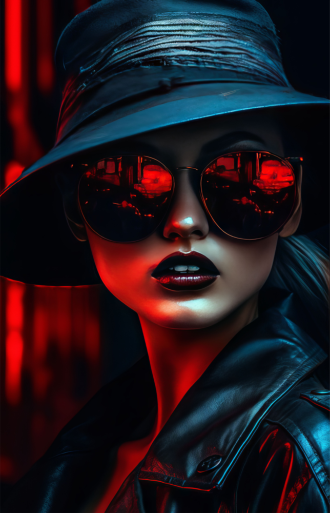 Arte della parete di vetro Stile e donne || Collezione di designer