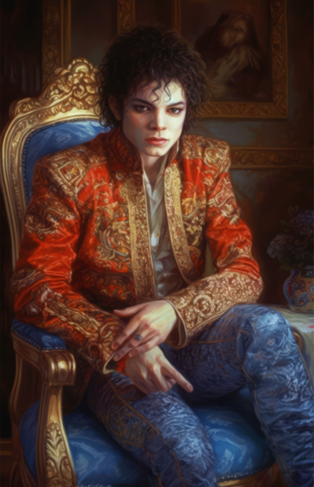 Arte della parete di vetro Michael Jackson || Collezione di designer