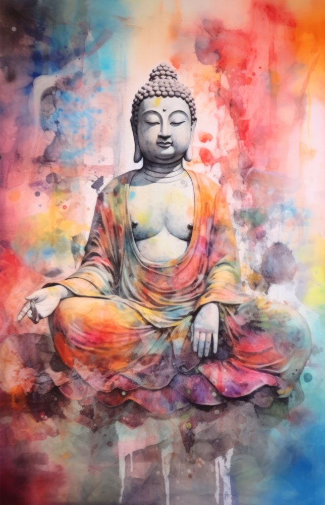 Buddha Glass Wall Art || Designer Collection