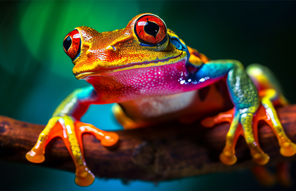 Arte de pared de vidrio de Froglet || Collezione di design