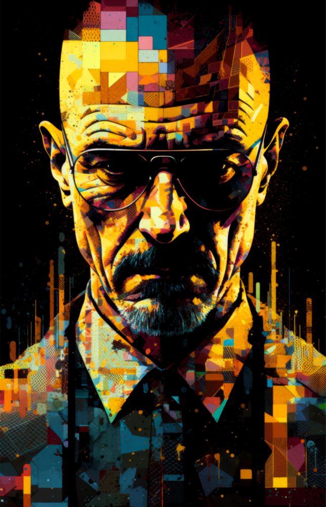 Heisenberg Glass Wall Art || Designer Collection