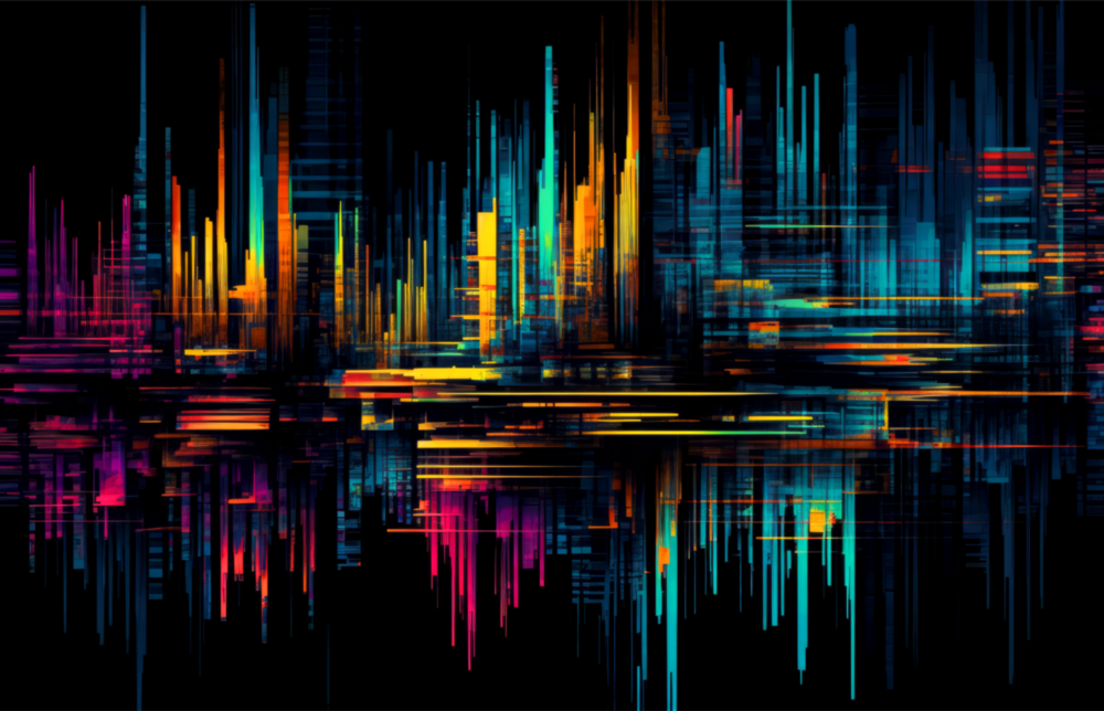 Color Stream Glass Wall Art || Designers Collection