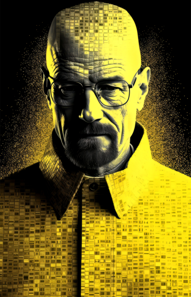Heisenberg || Collection de créateurs Impression Sur Verre