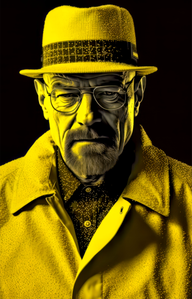 Arte della parete di vetro Heisenberg || Collezione di design