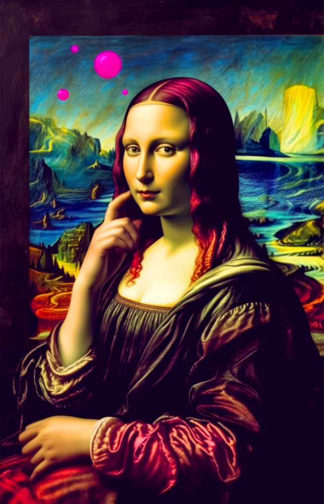 Mona Lisa V2 || Collection de créateurs Impression Sur Verre