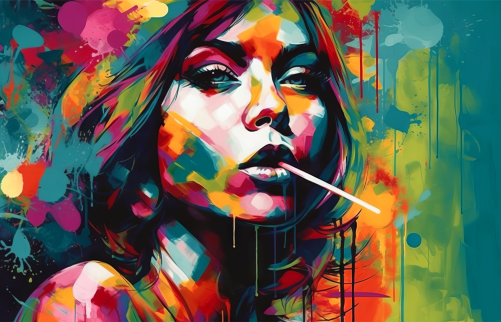 Lollipop Glass Wall Art || Designer Collection