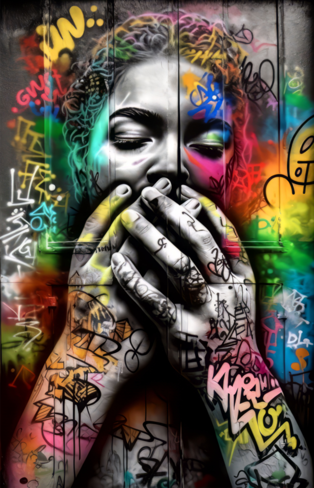 Arte della parete di vetro SSSSH || Collezione di design