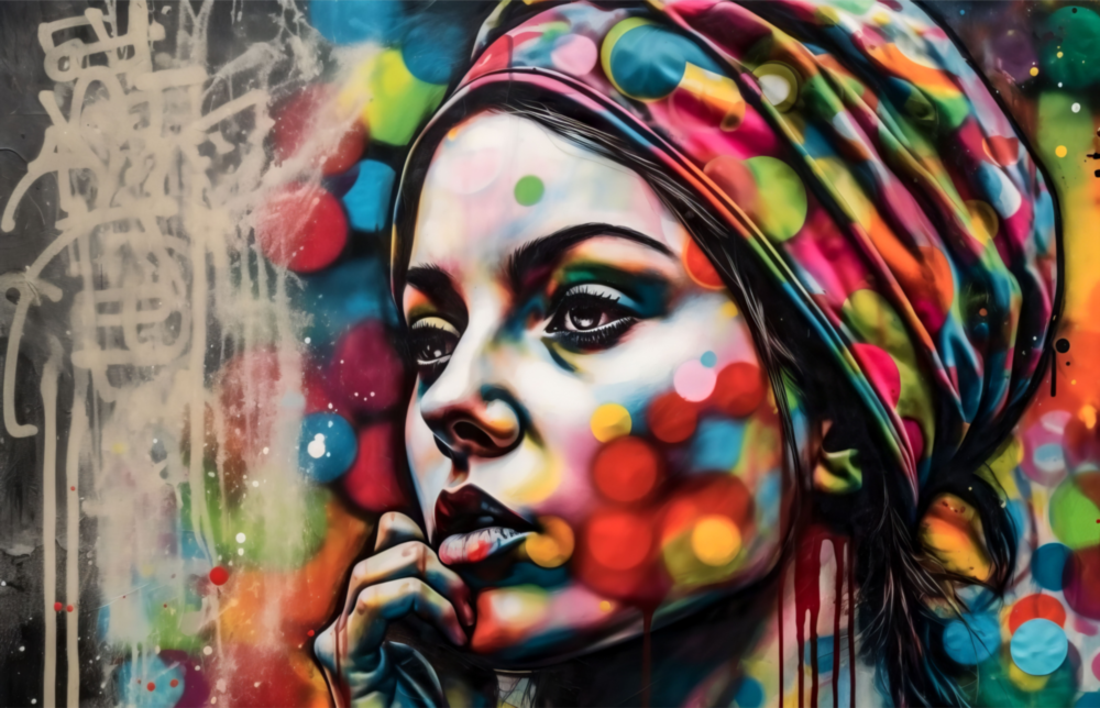 Peaceful Mind Glass Wall Art || Designer Collection