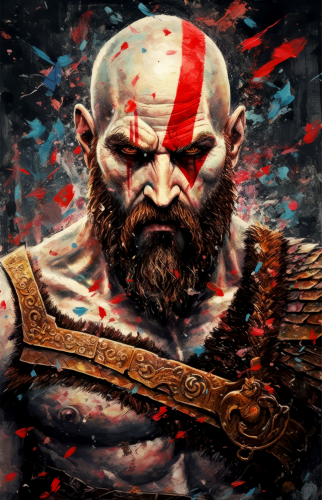 Arte de pared de vidrio de Kratos || Collezione di design