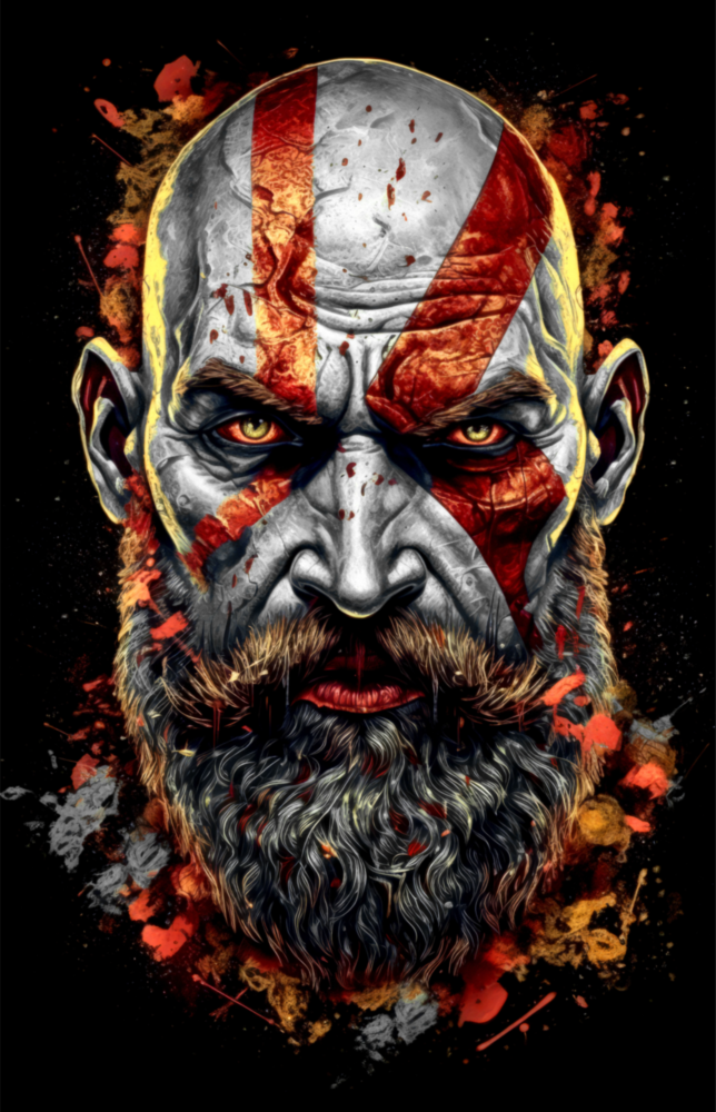 Arte della parete di vetro Kratos || Collezione di design