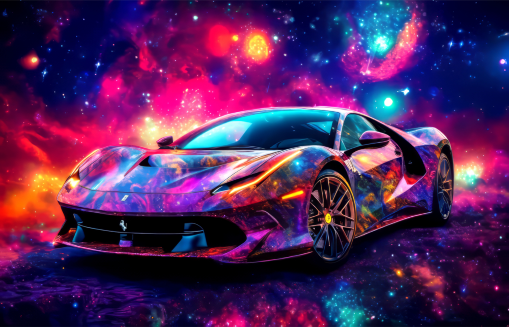 Ferrari || Collection de créateurs Impression Sur Verre