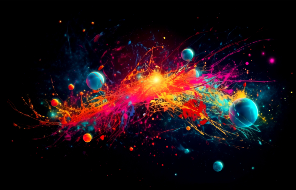 Farben Des Raums || Designersammlung Glasbild