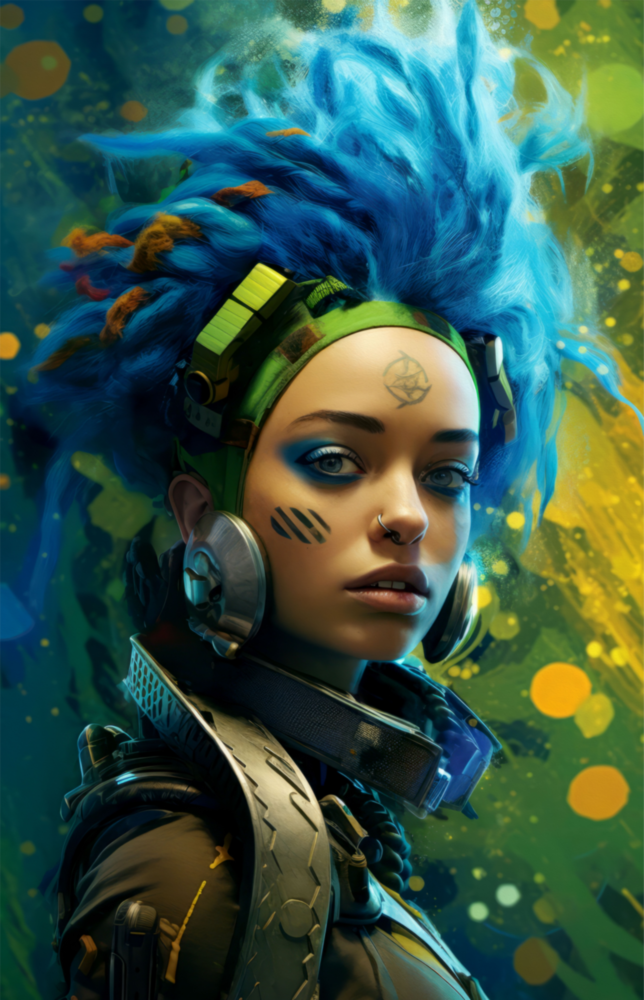 Cyberpunk Glass Wall Art || Designer Collection