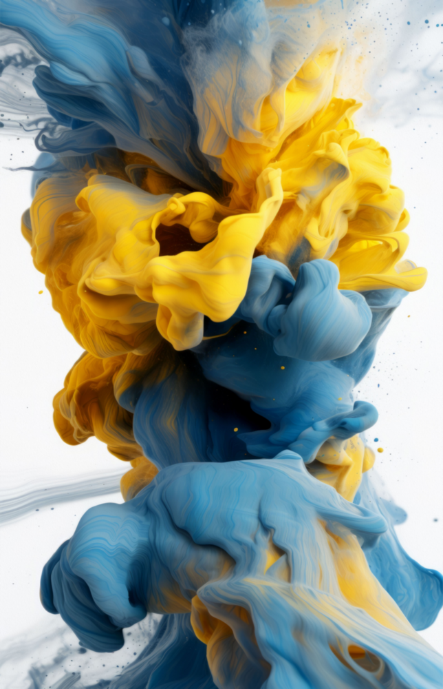 Color Explosion Glass Wall Art || Designer Collection