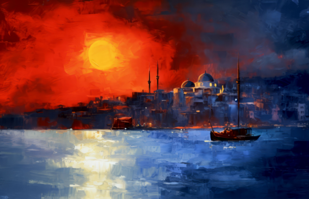 Istanbul || Collection de créateurs Impression Sur Verre