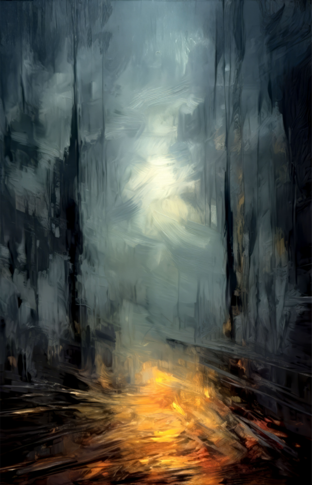 Arte de pared de vidrio de Nel mistero || Collezione di design