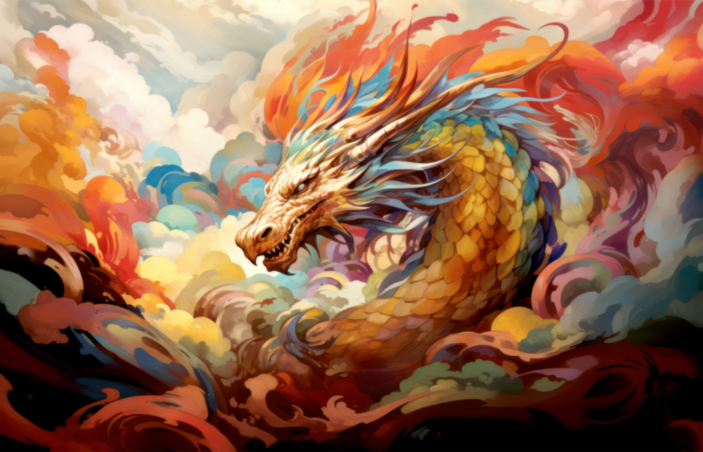 Dragon Glass Wall Art || Designer Collection